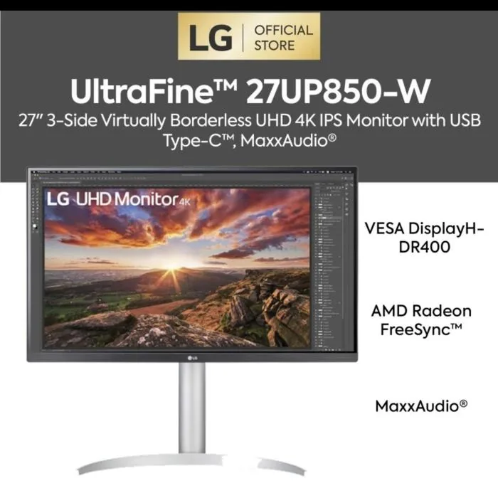 LG 27UP850 27-inch 4K USB-C Monitor product image 2