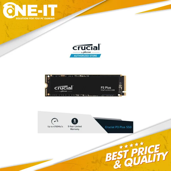 Crucial P3 Plus 1TB NVMe SSD product image 3