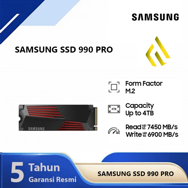Samsung 990 PRO 2TB NVMe SSD product image 2